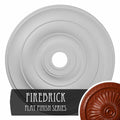 26 1/2x22OD x 3 5/8x22ID x 1 1/2x22P Ceiling Medallion Hand-Painted Firebrick Q1942