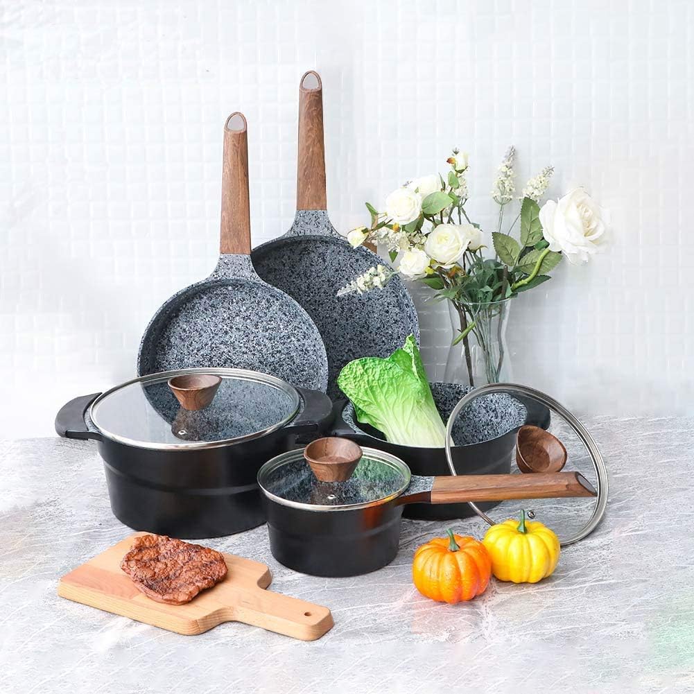 12 Piece Nonstick Die-cast Aluminum Cookware Set I777
