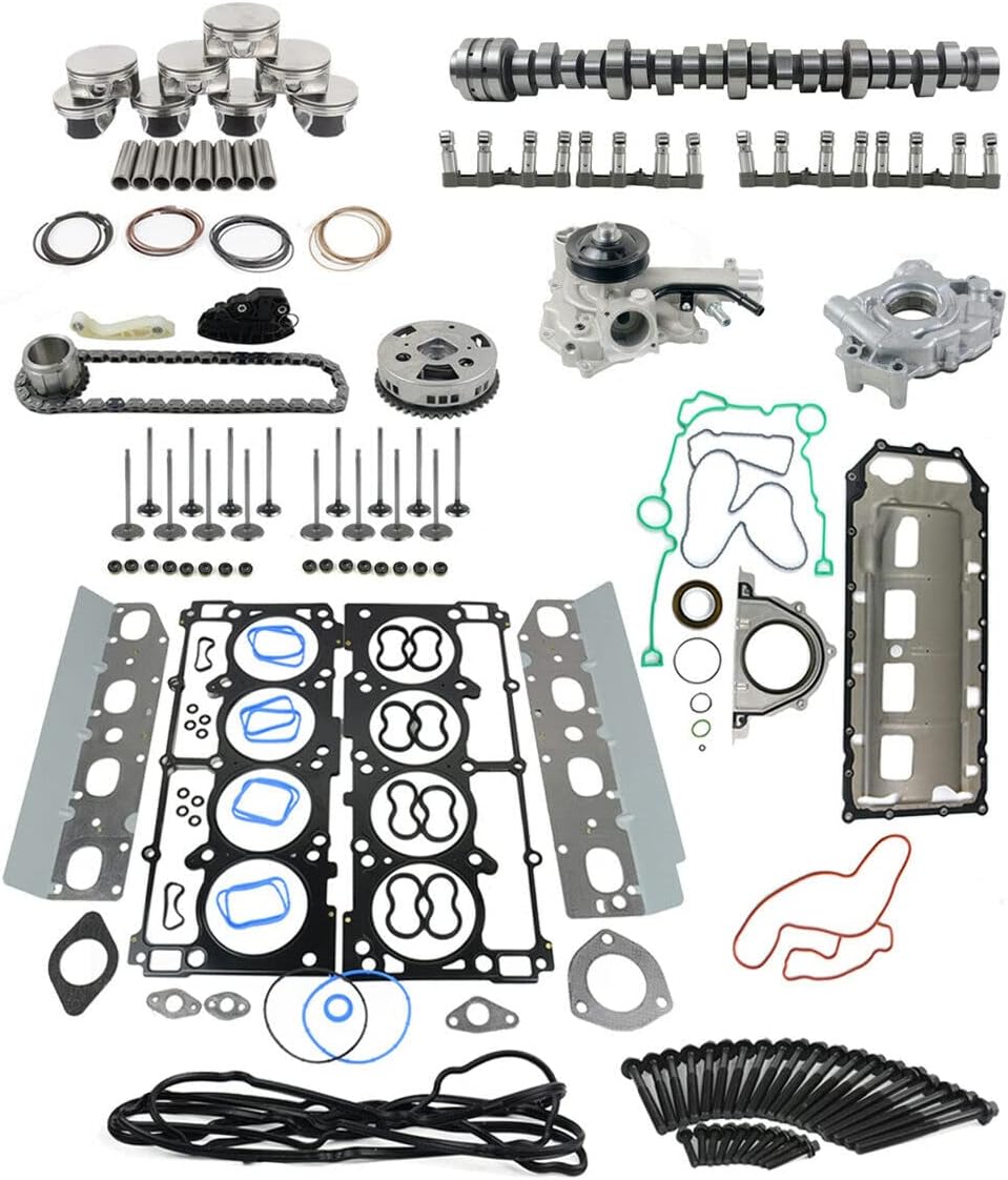 Camshaft Lifter Kit with Water Pump Timing Chain Kit for Dodge Ram 1500 5.7L V8 HEMI 2009-2019 X578