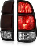 Smoke Red Lens LED Tail Light Housing Lamp Assembly Replacement Pair X7101