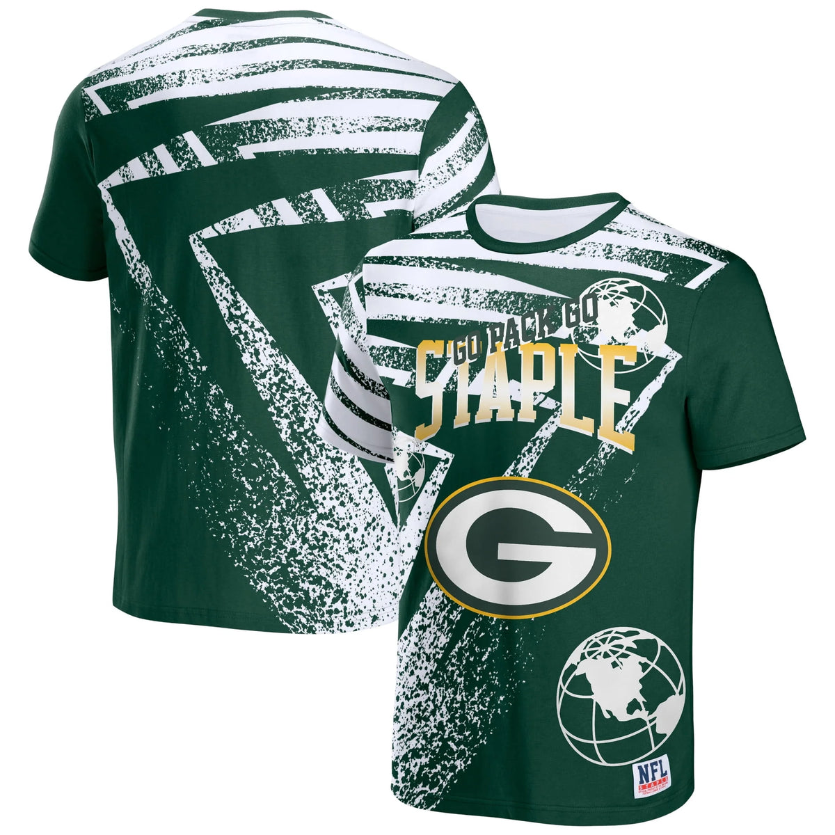 Men's Green Bay Packers All Over Print T-Shirt X5441