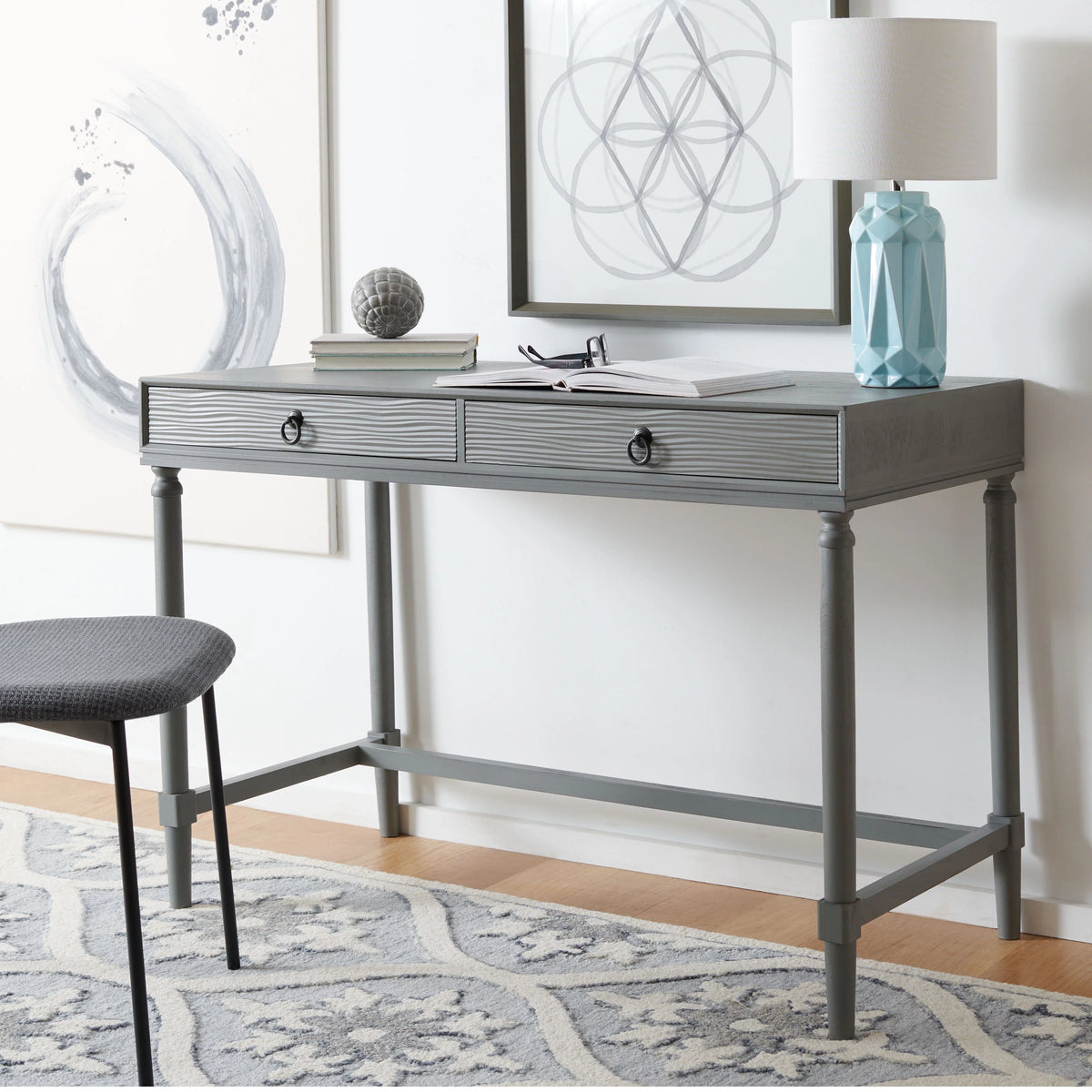 2 Drawer Writing Desk Z17188