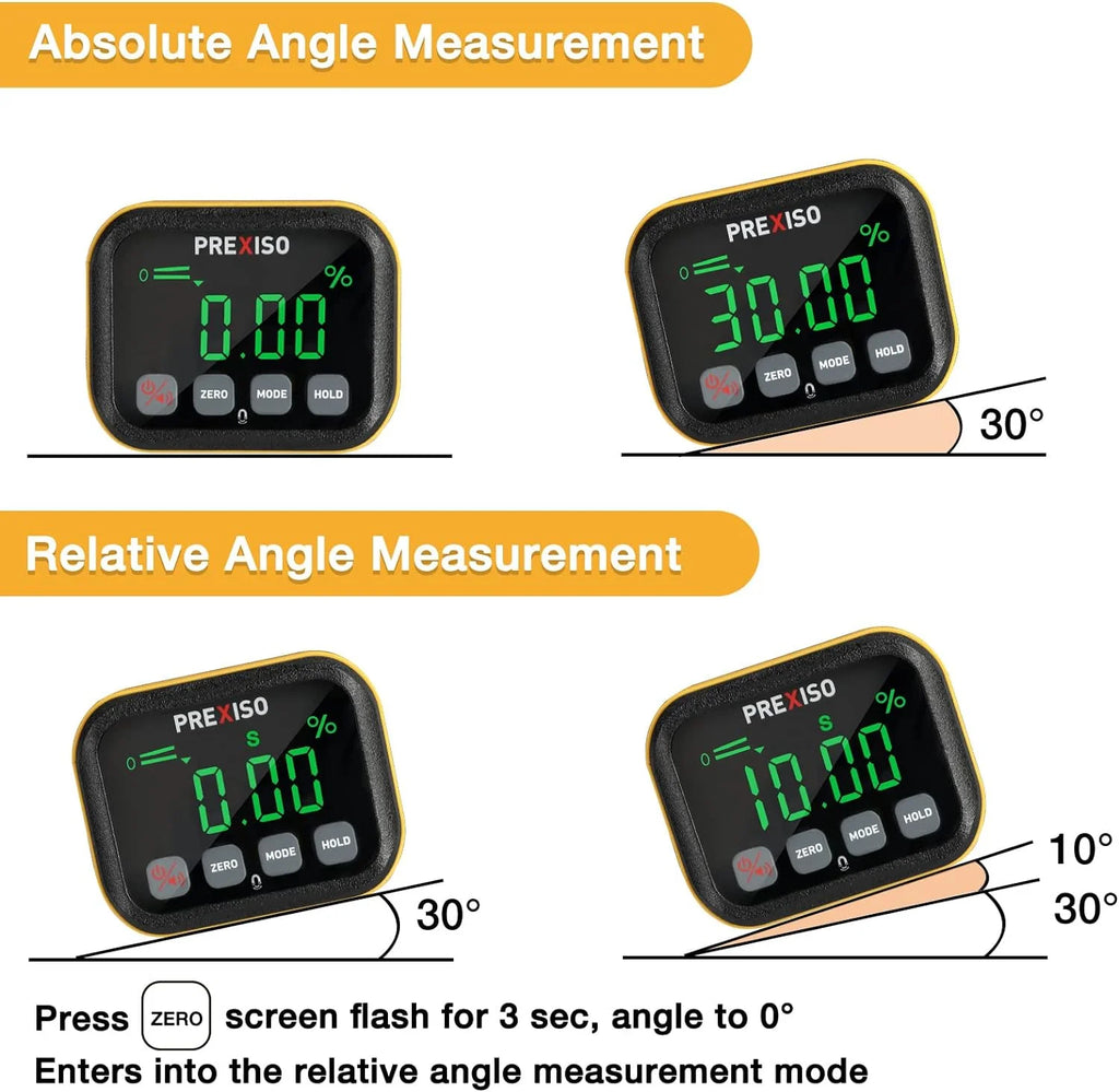 Magnetic Digital Angle Finder 0-360° Backlit Display G31857