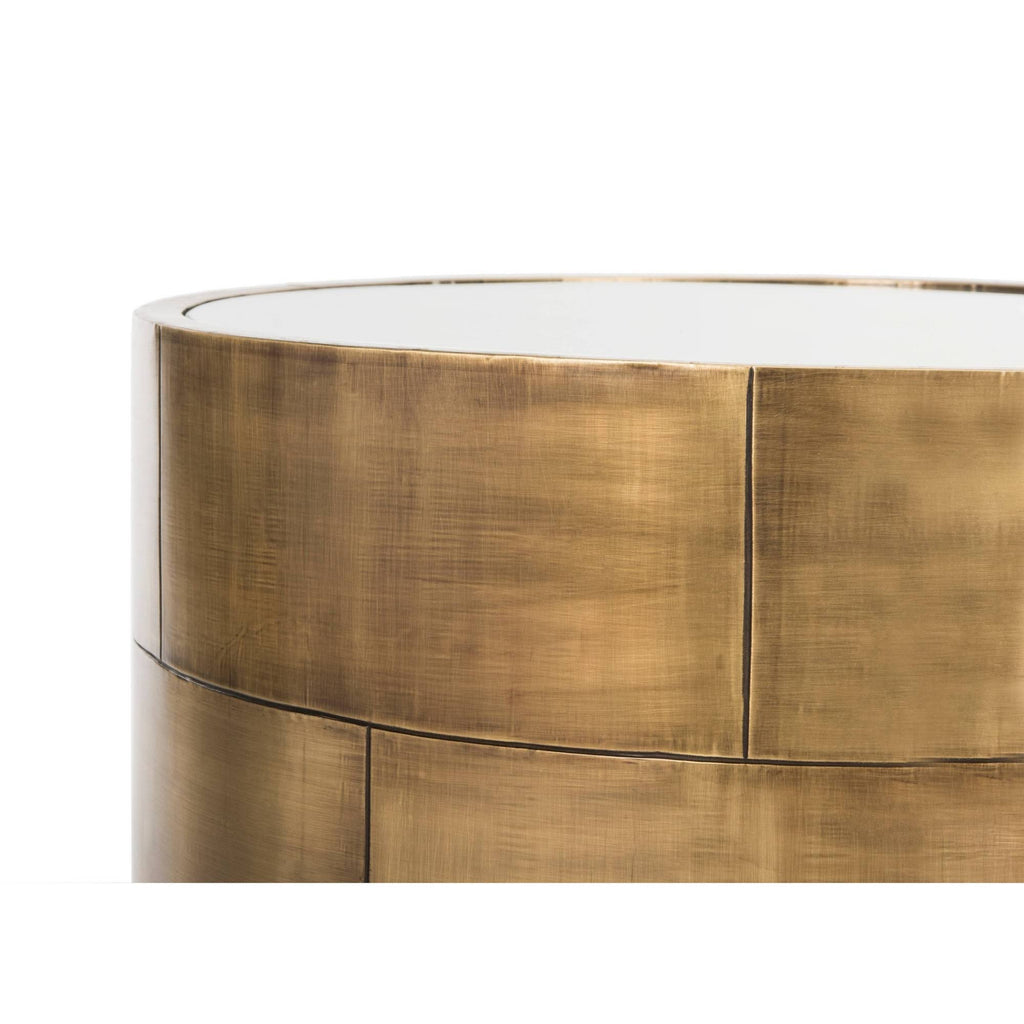 Brass Round Side Table C473