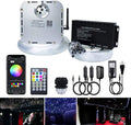 32W RGBW Fiber Optic Lights Kit with 1000pcs 0.75mm 16.4ft Fiber Strands M8033