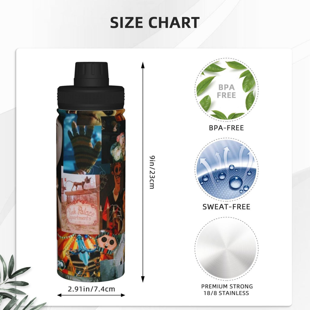 18OZ Stainless Steel Insulated Water Bottle T22959