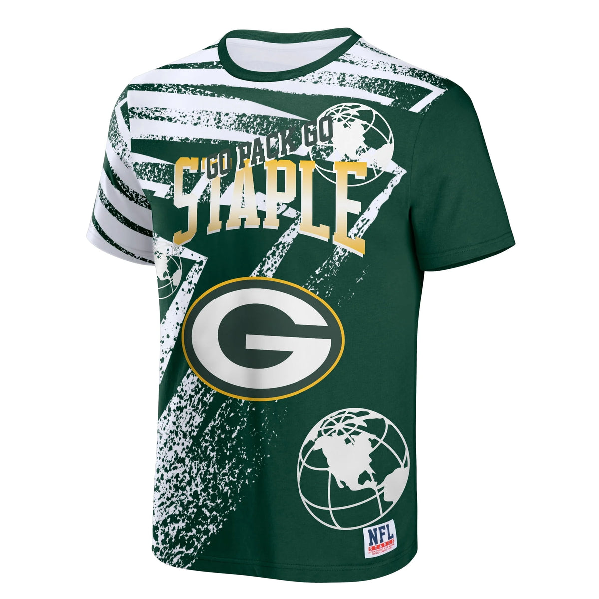 Men's Green Bay Packers All Over Print T-Shirt X5441
