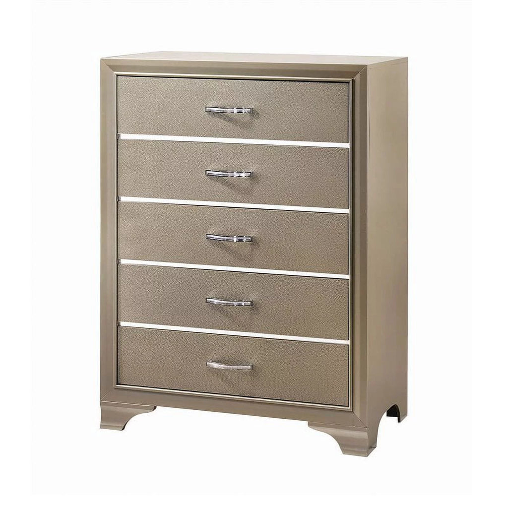 5 Piece Queen Wood Bedroom Set H49331