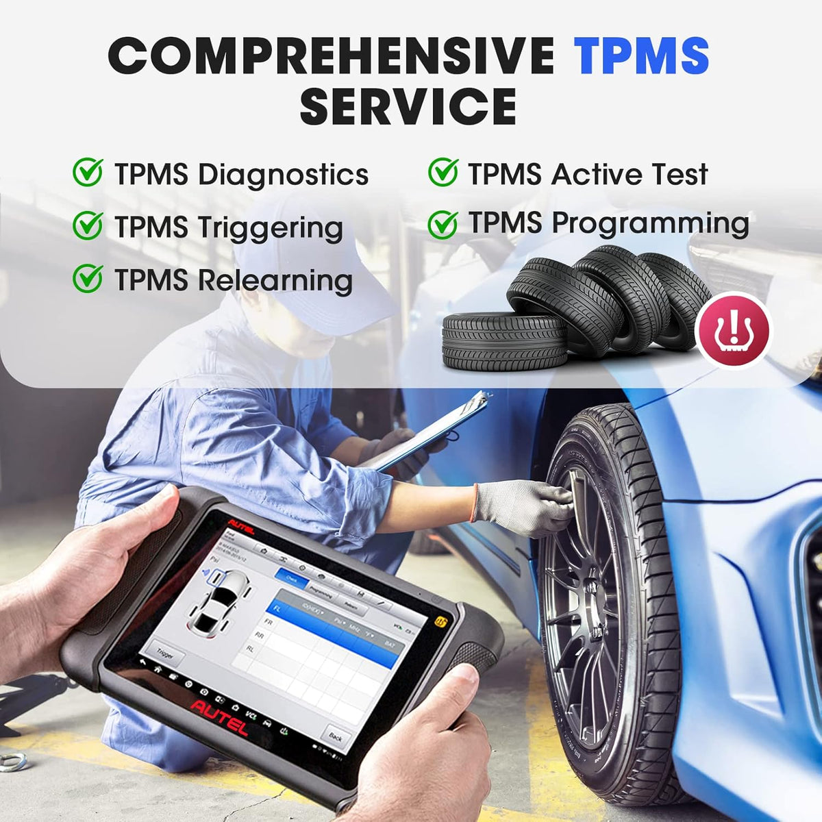 Bi-Directional TPMS Scan Tool with Full TPMS Diagnostics G8029