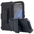 Funda para Galaxy S7, Heavy Duty Full Body resistente 4 en 1 con clip de cinturón cubierta K8321