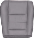 Driver Bottom Replacement Leather Seat Cover - Medium Pebble Tan Z31415