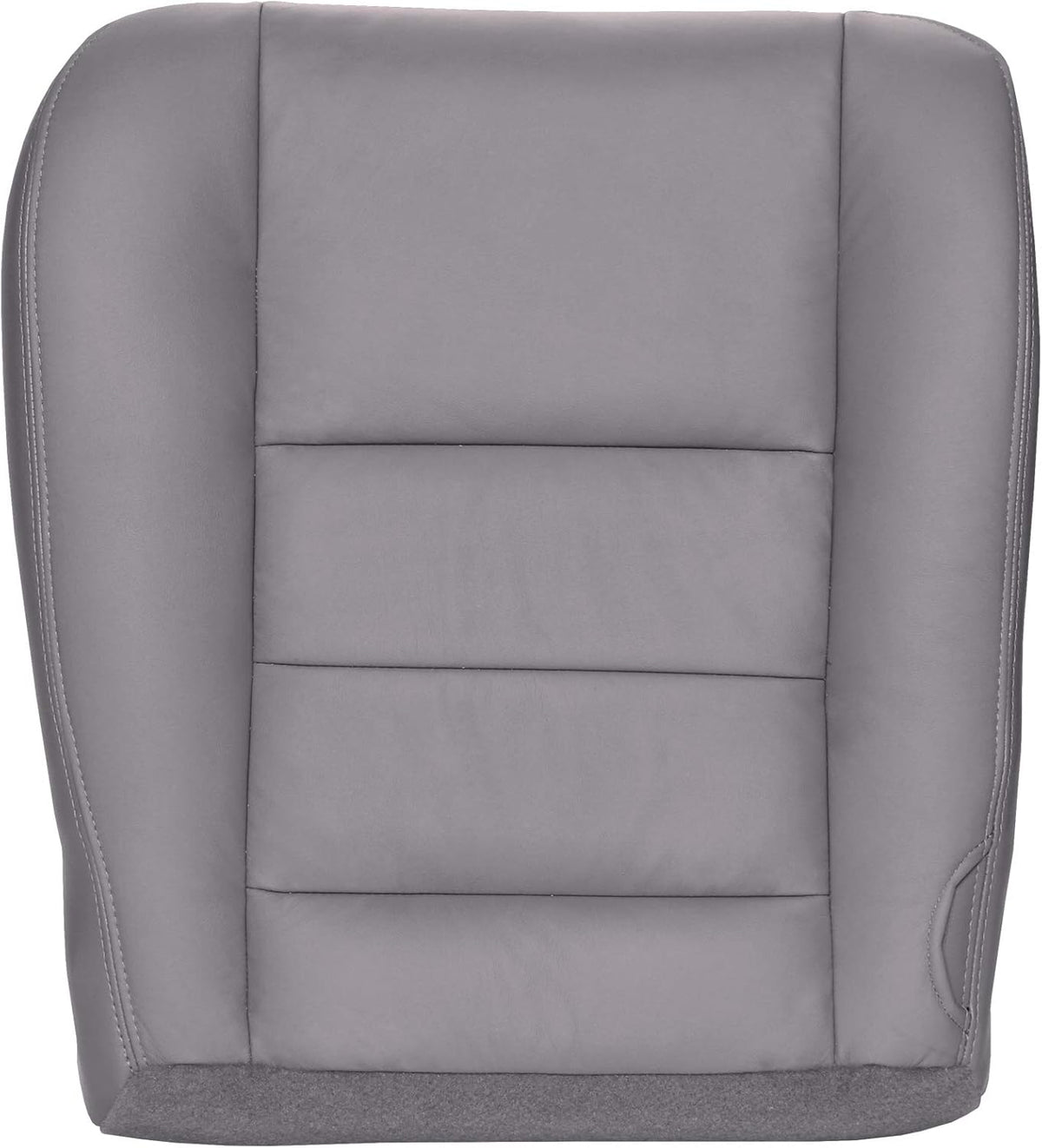 Driver Bottom Replacement Leather Seat Cover - Medium Pebble Tan Z31415