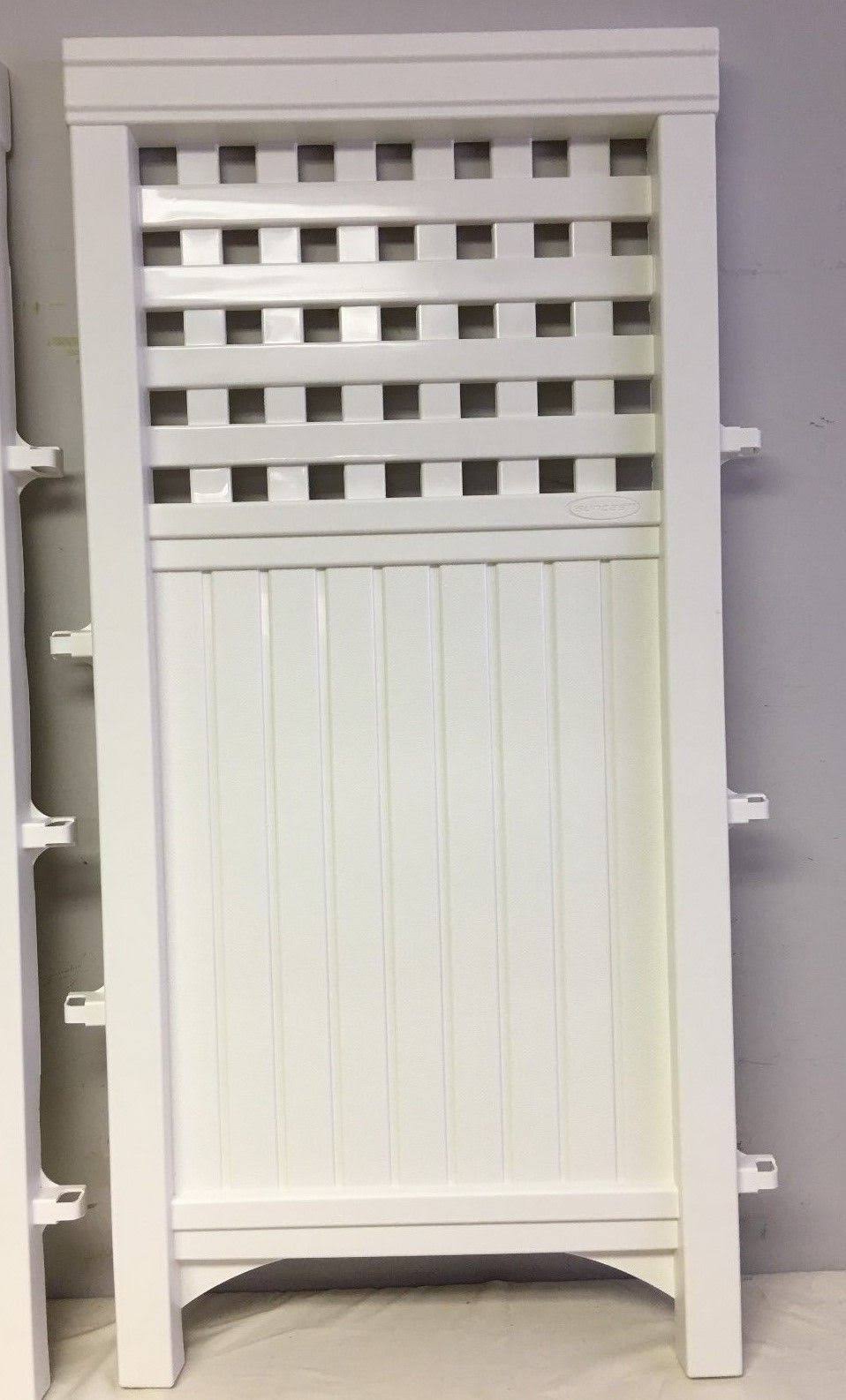 White 4-Piece Outdoor Screen Enclosure Set G485
