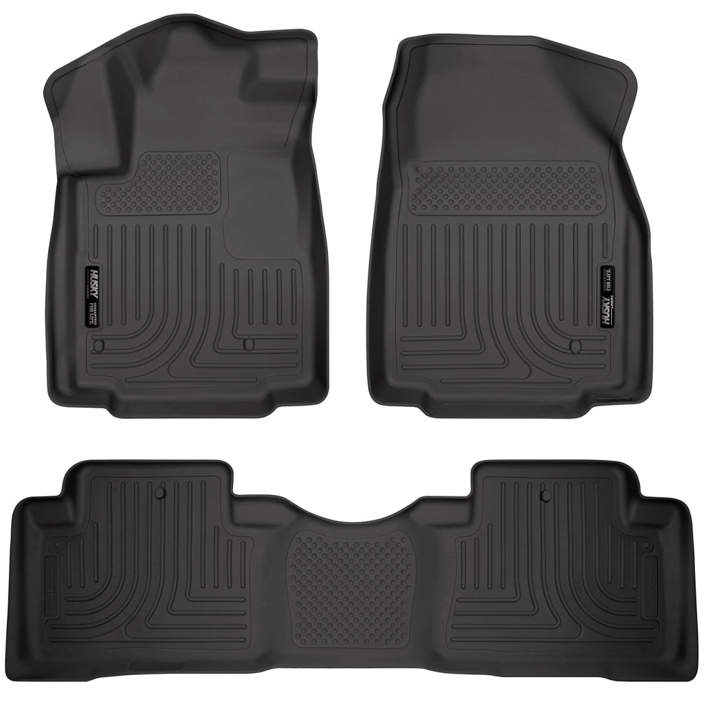 Black Front & 2nd Seat Floor Liners D7101