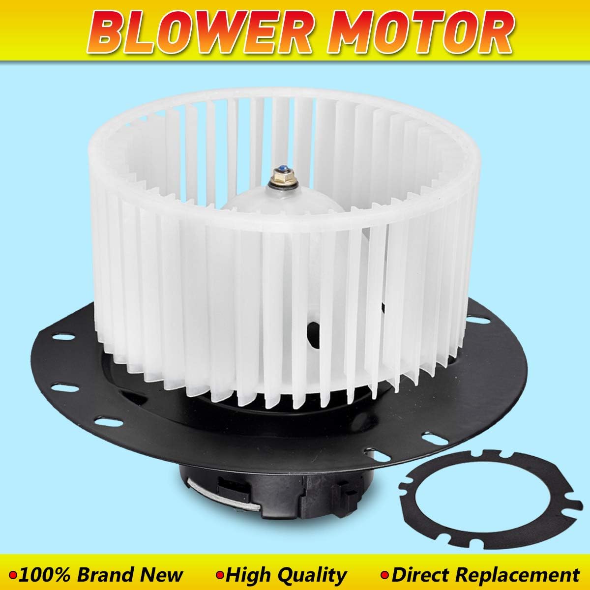 HVAC Plastic Heater Front Blower Motor with Fan Cage, Pack of 2 W768