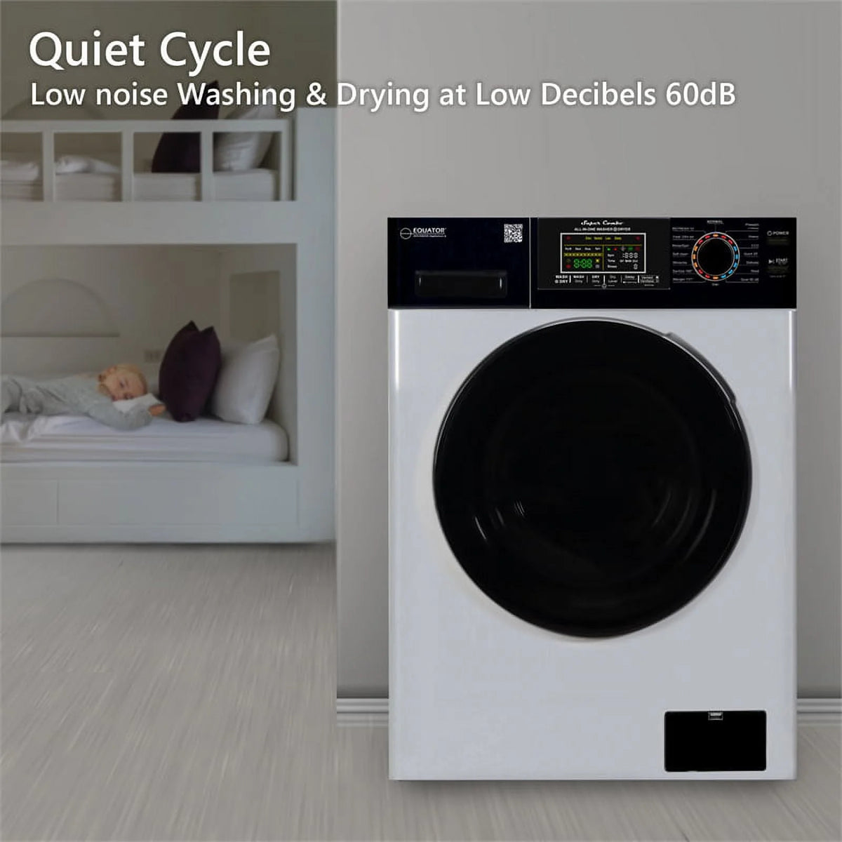 110V 18 lbs Combo Washer Dryer B521