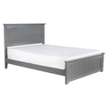 Twin XL Traditional Bed with Foot Board in Grey A17382