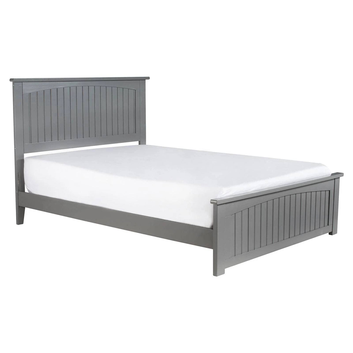 Twin XL Traditional Bed with Foot Board in Grey A17382