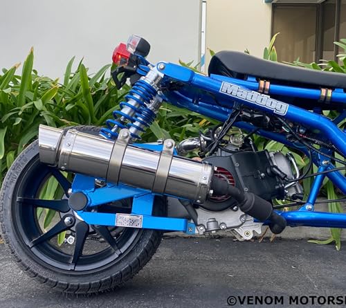 50cc Stretched Scooter Automatic Transmission Wide 205/30-12 Rear Tire Street Legal Moped W17448