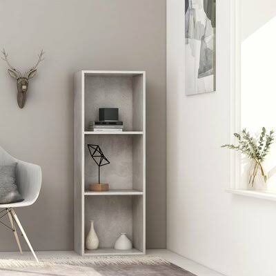Concrete Gray Standard Bookcase F995013