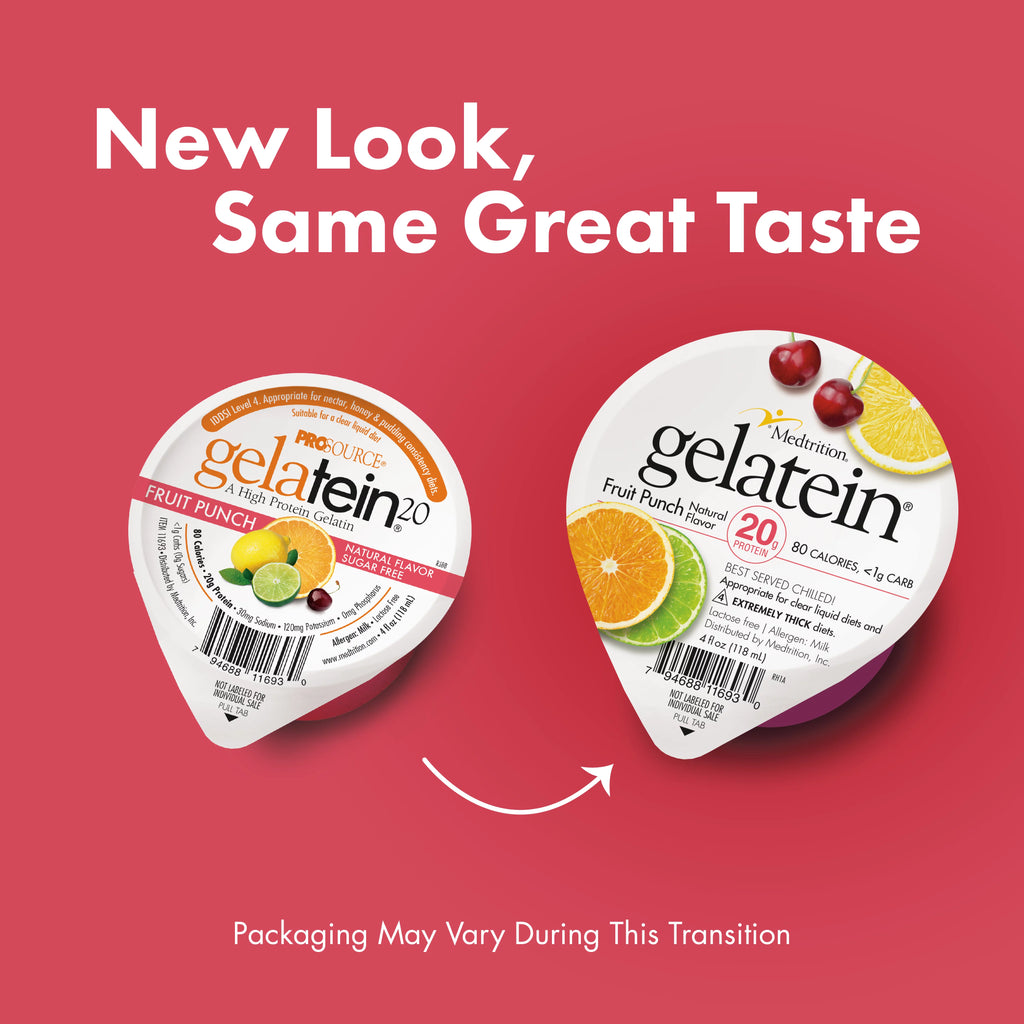 High Protein Sugar Free Fruit Punch Gelatin, 12 Servings P819083