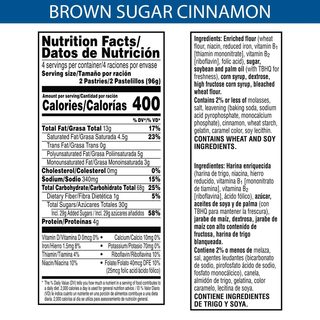 Frosted Brown Cinnamon Sugar Toaster Pastries (Pack of 24) L665791