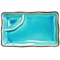 8-Inch Rectangular Plate with Triangular Sauce Compartment R314854