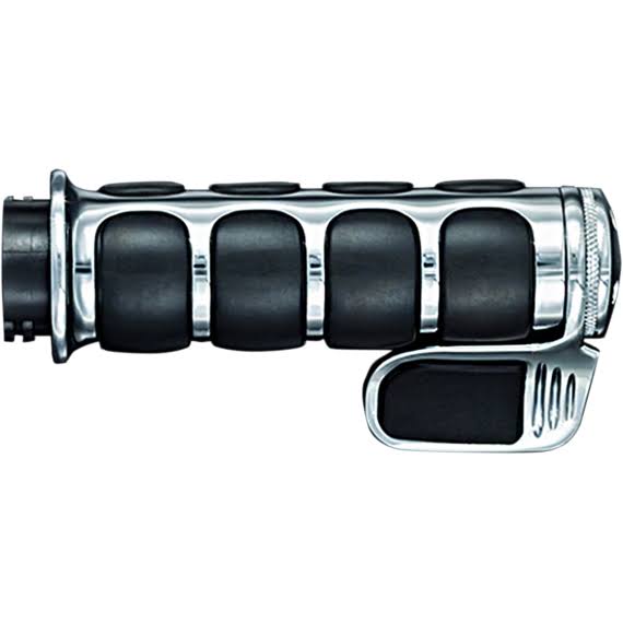Chrome ISO-grip for Dual Cable Throttle S364889