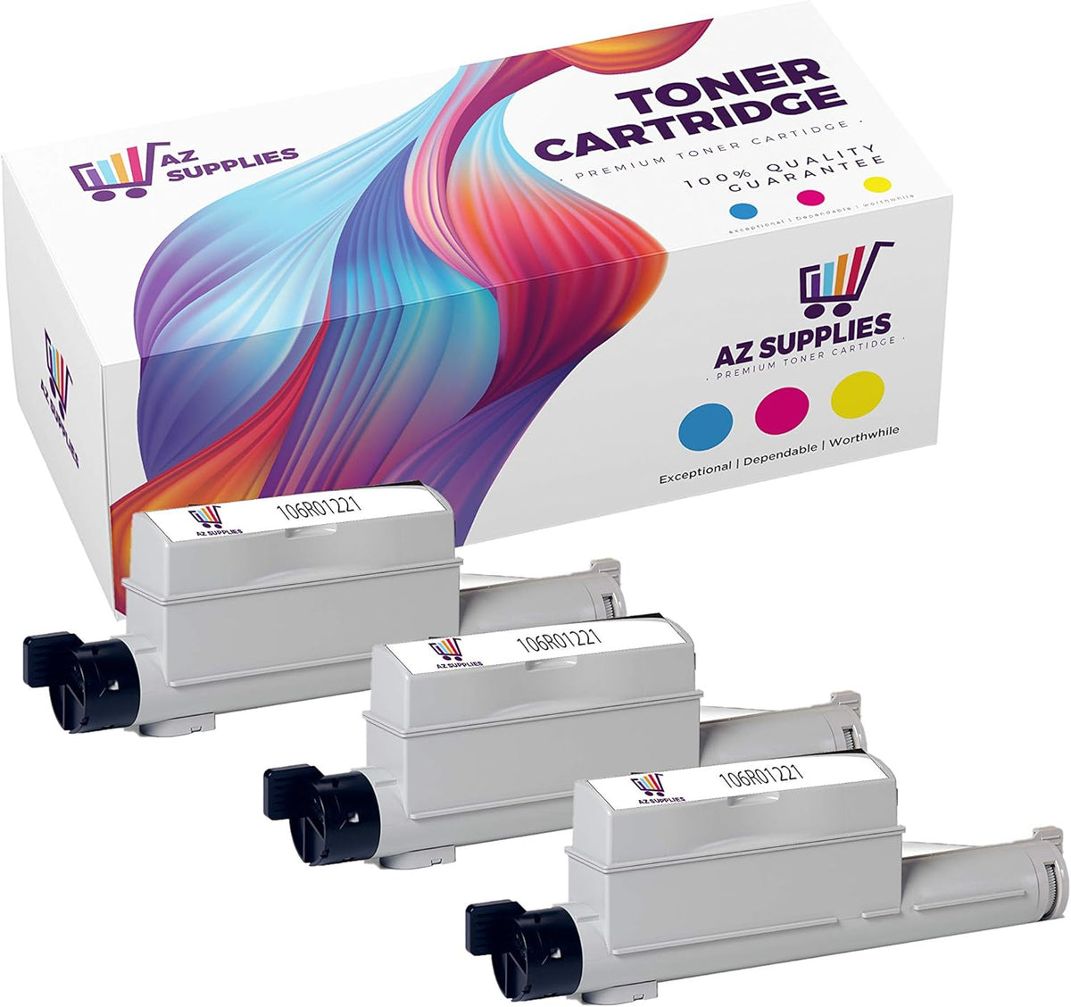 Black Toner Cartridge 3 Packs F87547