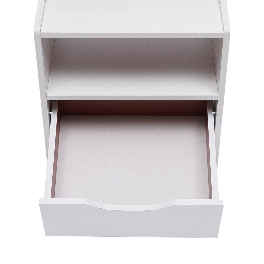 Wooden Nightstand with Drawer I975