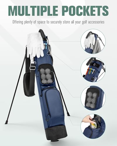 Lightweight Golf Stand Bag with 2 Way Dividers J7024