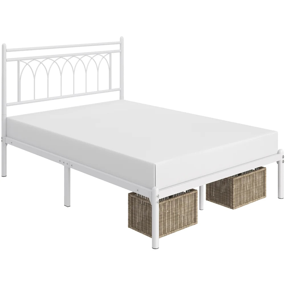 Black Queen Metal Platform Bed K706