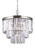 Antique Brushed Nickel Four-Light LED Chandelier E188