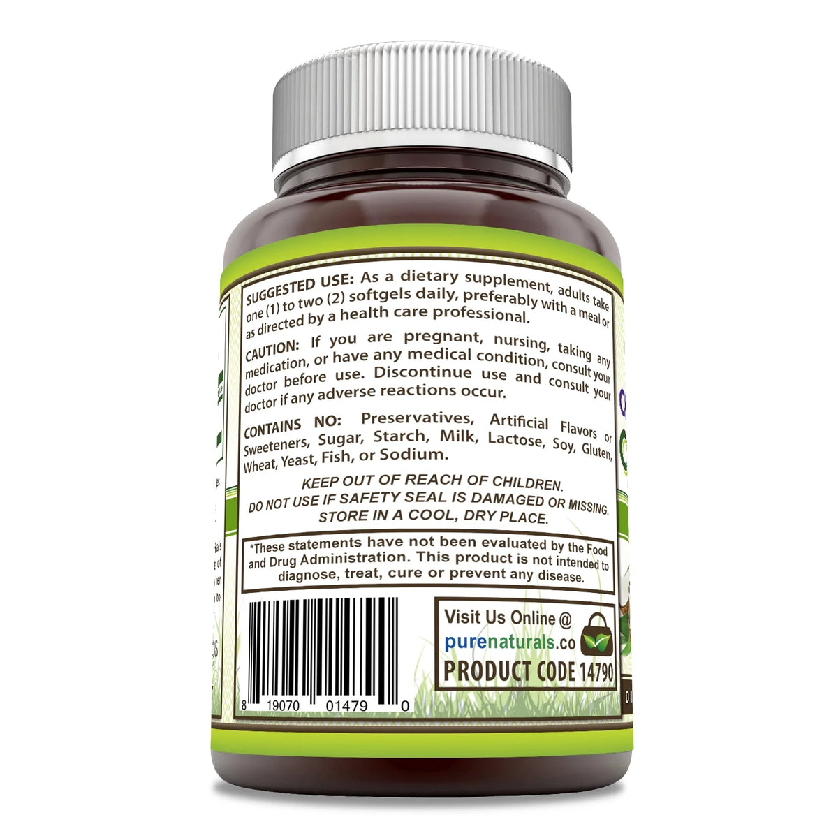 Extra Virgin Coconut Oil 1000mg 360 Softgels Supplement G4711