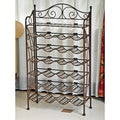 Iron 24-Bottle Wine Rack N482