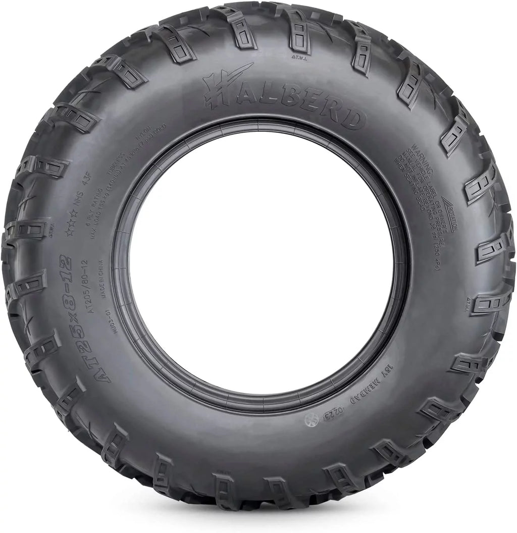 25x8-12 Front & 25x10-12 Rear All Terrain Tires Set of 4 Z270