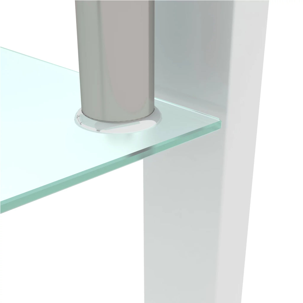 White Glass Coffee Table Q983