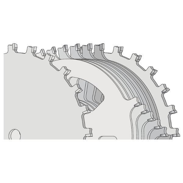 Precision Dado Set 6-Inch x 20 Teeth with 5/8-Inch Bore R822