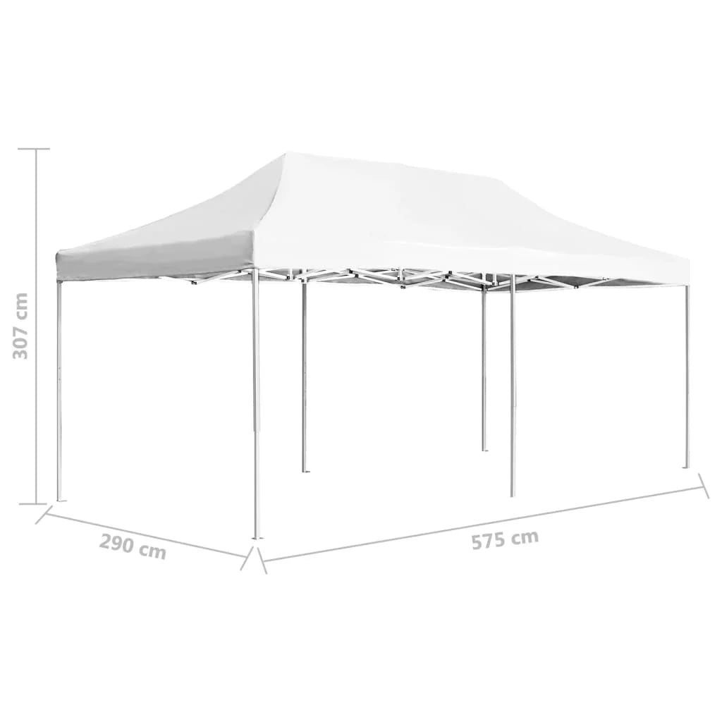 19.7'x9.8' White Aluminum Folding Party Tent X6164