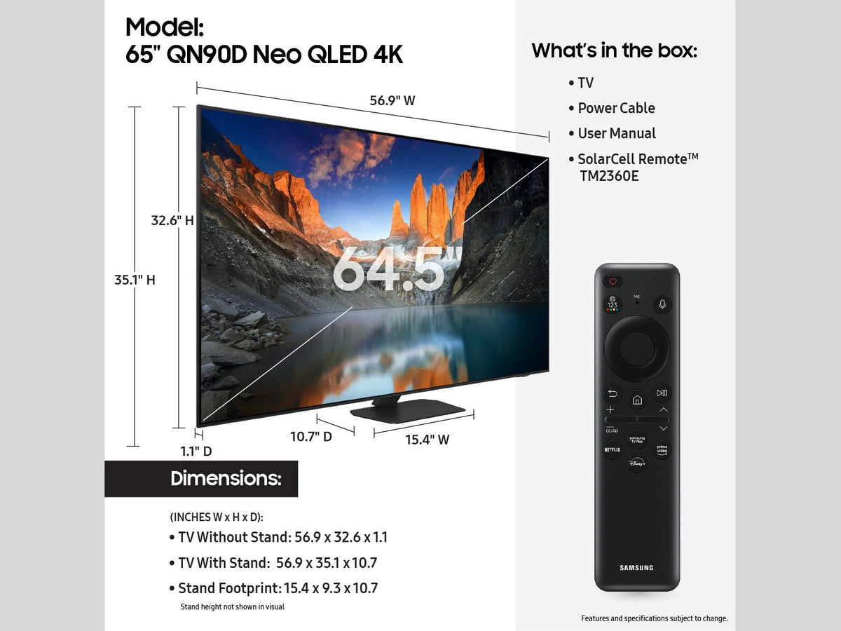 65” 4K Smart TV G90220
