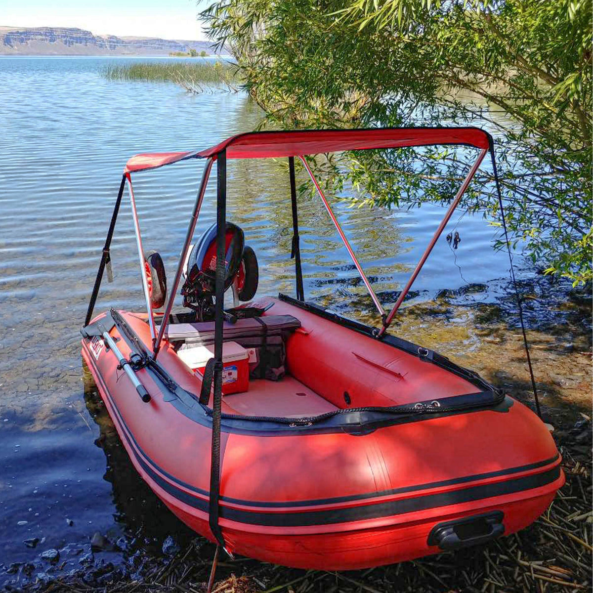 Red Sun Shelter for Inflatable Boats T163211