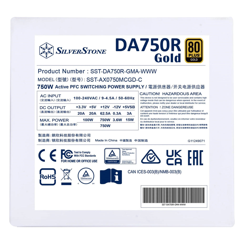 750W 80 Plus Gold ATX 3.0 Fully Modular Power Supply B665