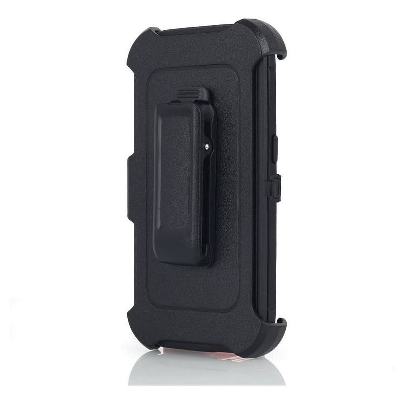 Funda para Galaxy S7, Heavy Duty Full Body resistente 4 en 1 con clip de cinturón cubierta K8321