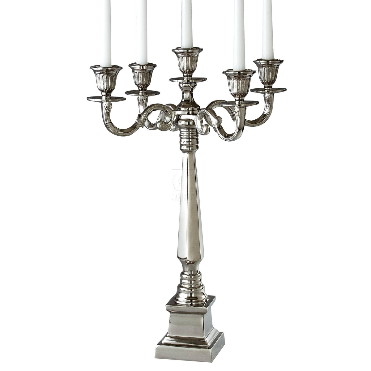 Nickel Plated 5 Light Candelabra C125157