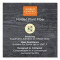 Fiber Plates, 10, Natural, 800/Carton O9633