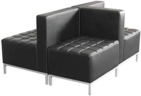 Black Powered Armless L Sectional Z717508