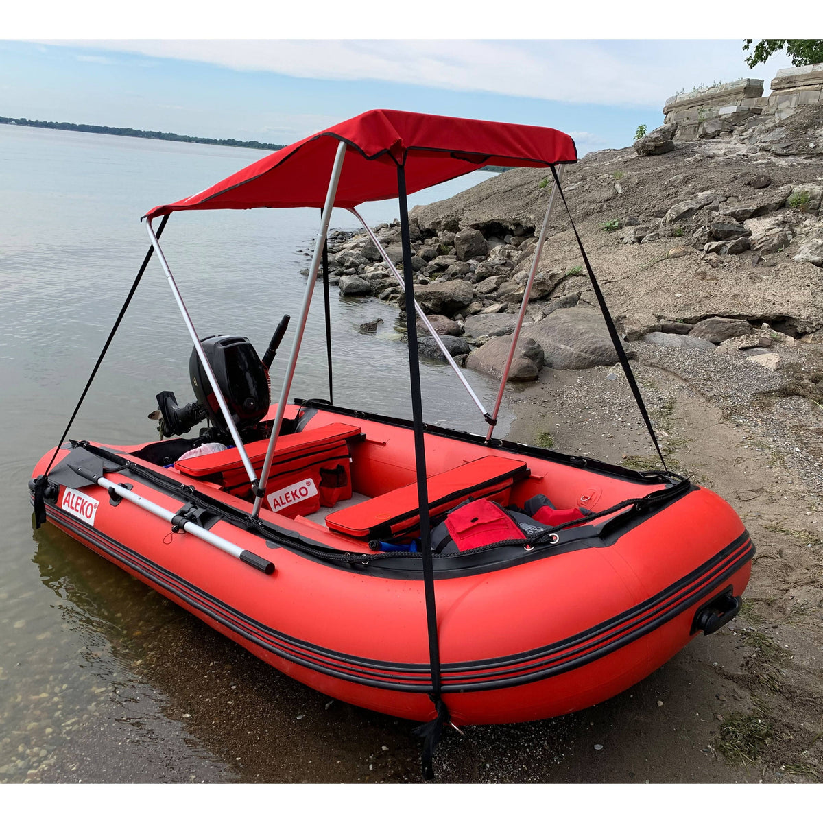Red Sun Shelter for Inflatable Boats T163211