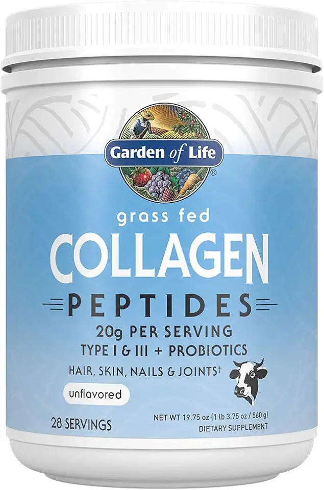 Organic Greens Superfood and Grass Fed Collagen Peptides Powder Bundle E2828
