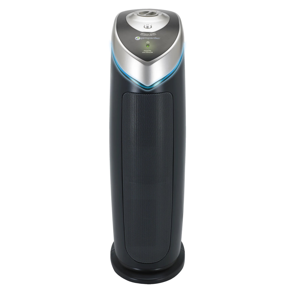 Tower Air Purifier with True HEPA Filter and UV-C Sanitizer, 2-Pack J142