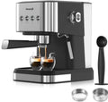 20 Bar Espresso Machine with Milk Frother Steam Wand, 50oz Water Tank X4806